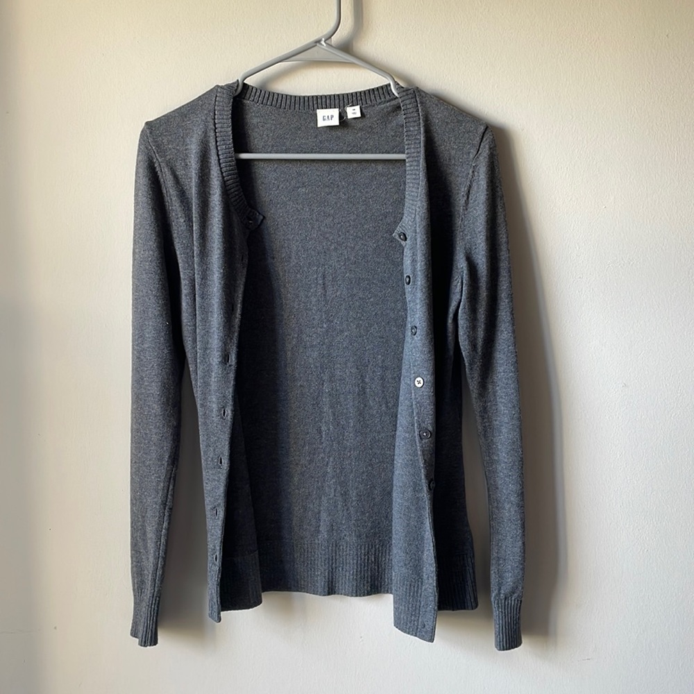 Gap gray cardigan, XS